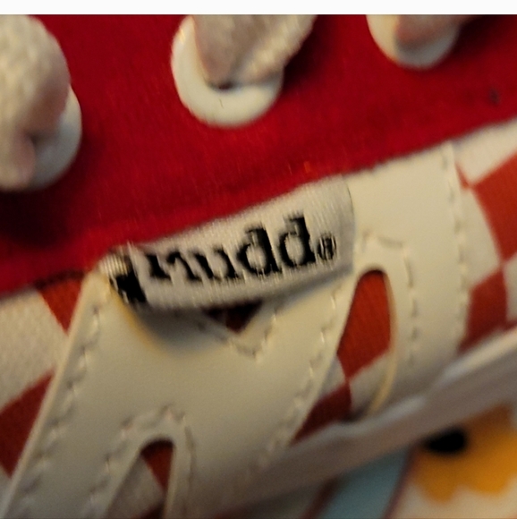 MUDD Red and White Checkered Sneakers, By Mudd Size 8.5 - Picture 10 of 14